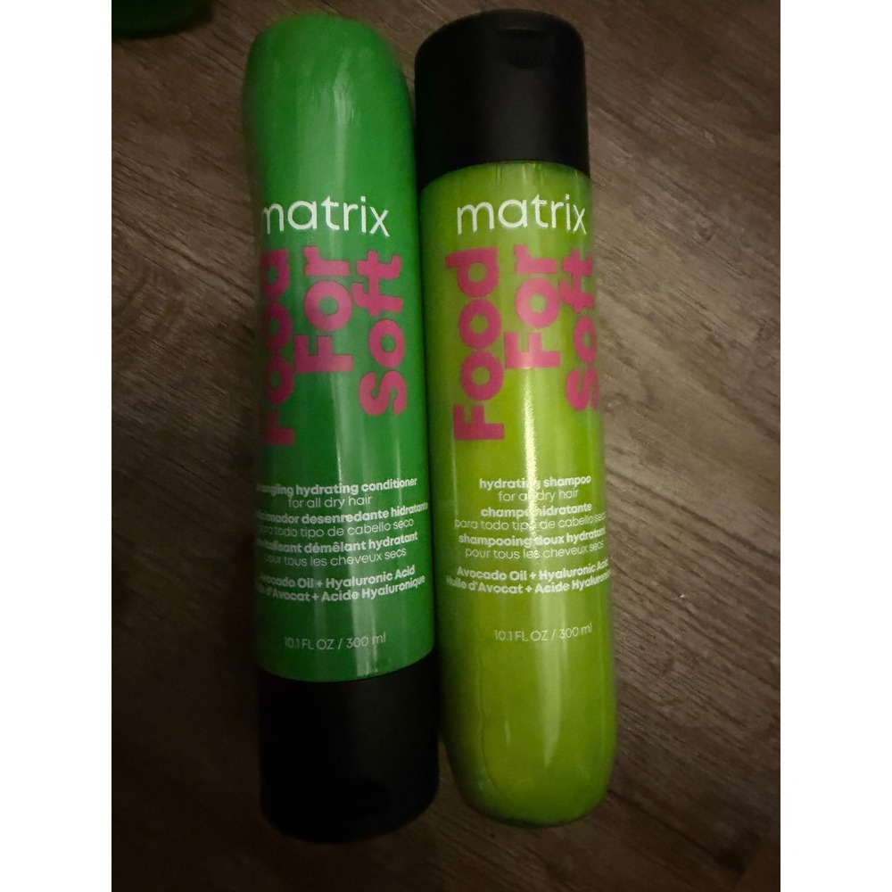 Matrix Food For Soft Shampoo Conditioner Set Avocado Oil hair Hydrating